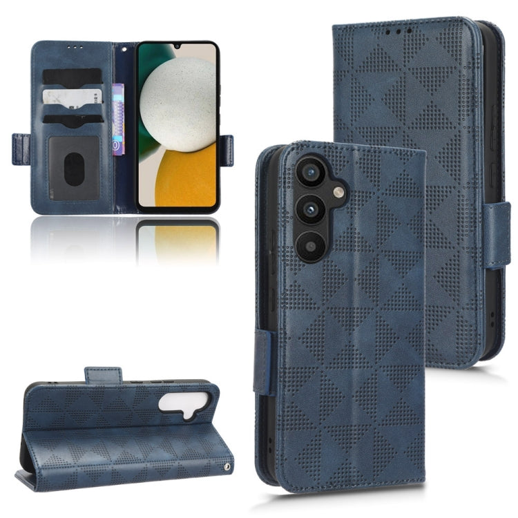 Symmetrical Triangle Leather Phone Case, For Samsung Galaxy A24 4G, For Samsung Galaxy A33 5G, For Samsung Galaxy A34 5G, For Samsung Galaxy A53 5G, For Samsung Galaxy A54 5G, For Samsung Galaxy M33 5G, For Samsung Galaxy M53 5G                        ...
