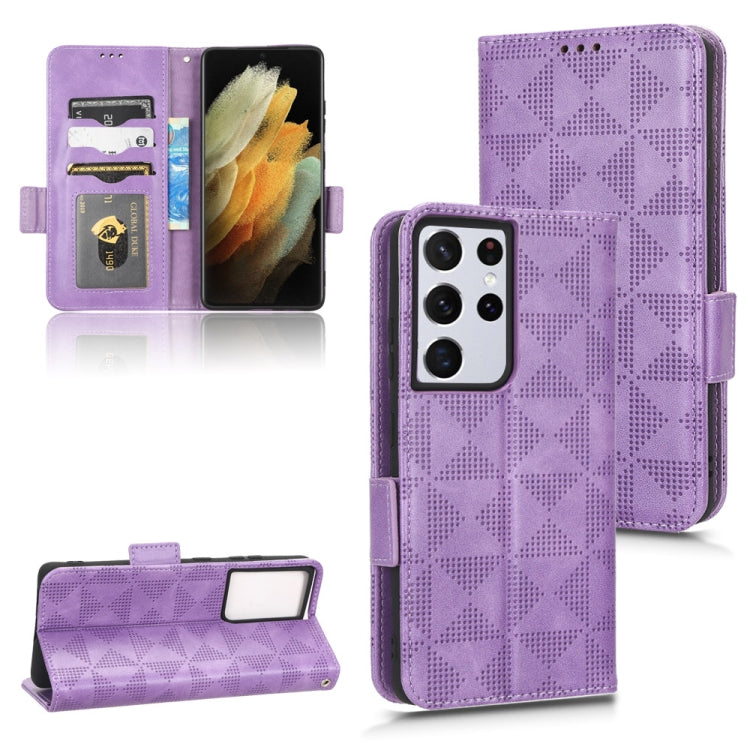 Symmetrical Triangle Leather Phone Case, For Samsung Galaxy A24 4G, For Samsung Galaxy A33 5G, For Samsung Galaxy A34 5G, For Samsung Galaxy A53 5G, For Samsung Galaxy A54 5G, For Samsung Galaxy M33 5G, For Samsung Galaxy M53 5G                        ...