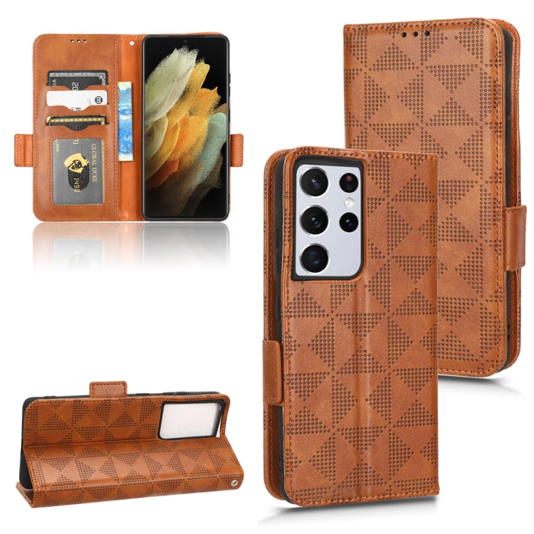 Symmetrical Triangle Leather Phone Case, For Samsung Galaxy A24 4G, For Samsung Galaxy A33 5G, For Samsung Galaxy A34 5G, For Samsung Galaxy A53 5G, For Samsung Galaxy A54 5G, For Samsung Galaxy M33 5G, For Samsung Galaxy M53 5G                        ...