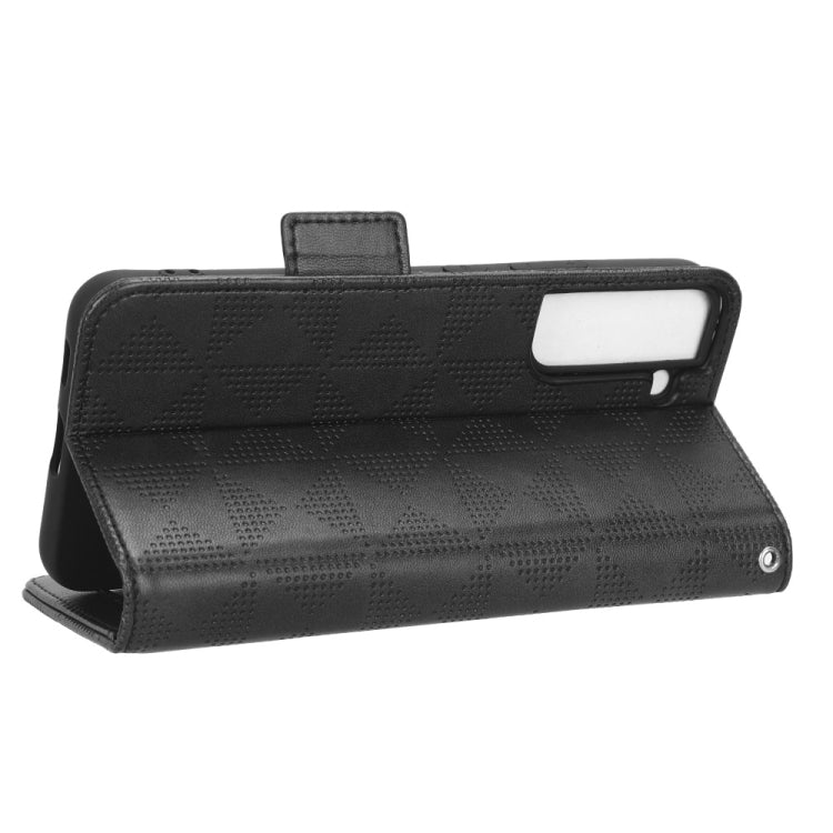 Symmetrical Triangle Leather Phone Case, For Samsung Galaxy S21 5G, For Samsung Galaxy S22 Ultra 5G, For Samsung Galaxy S22 5G, For Samsung Galaxy S22+ 5G, For Samsung Galaxy S23+ 5G, For Samsung Galaxy S23 Ultra 5G, For Samsung Galaxy S23 5G          ...