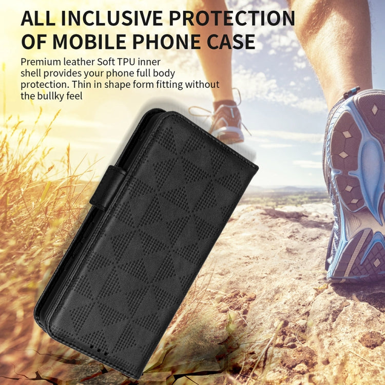 Symmetrical Triangle Leather Phone Case, For Samsung Galaxy S21 5G, For Samsung Galaxy S22 Ultra 5G, For Samsung Galaxy S22 5G, For Samsung Galaxy S22+ 5G, For Samsung Galaxy S23+ 5G, For Samsung Galaxy S23 Ultra 5G, For Samsung Galaxy S23 5G          ...