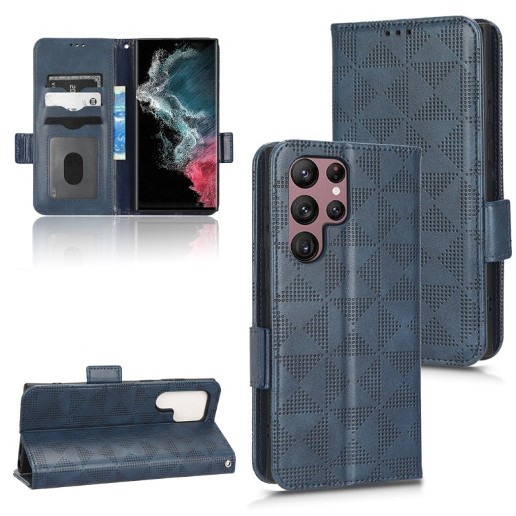 Symmetrical Triangle Leather Phone Case, For Samsung Galaxy S21 5G, For Samsung Galaxy S22 Ultra 5G, For Samsung Galaxy S22 5G, For Samsung Galaxy S22+ 5G, For Samsung Galaxy S23+ 5G, For Samsung Galaxy S23 Ultra 5G, For Samsung Galaxy S23 5G          ...