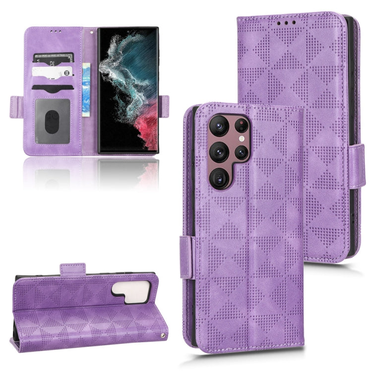 Symmetrical Triangle Leather Phone Case, For Samsung Galaxy S21 5G, For Samsung Galaxy S22 Ultra 5G, For Samsung Galaxy S22 5G, For Samsung Galaxy S22+ 5G, For Samsung Galaxy S23+ 5G, For Samsung Galaxy S23 Ultra 5G, For Samsung Galaxy S23 5G          ...