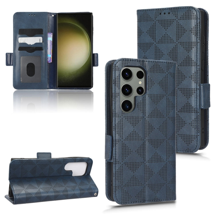 Symmetrical Triangle Leather Phone Case, For Samsung Galaxy S21 5G, For Samsung Galaxy S22 Ultra 5G, For Samsung Galaxy S22 5G, For Samsung Galaxy S22+ 5G, For Samsung Galaxy S23+ 5G, For Samsung Galaxy S23 Ultra 5G, For Samsung Galaxy S23 5G          ...