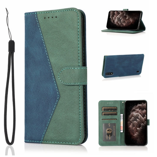 Dual-color Stitching Leather Phone Case, For Samsung Galaxy A01, For Samsung Galaxy A25 5G, For Samsung Galaxy A35 5G, For Samsung Galaxy A15, For Samsung Galaxy A05, For Samsung Galaxy A02 / M02, For Samsung Galaxy S23 FE 5G, For Samsung Galaxy A34   ...