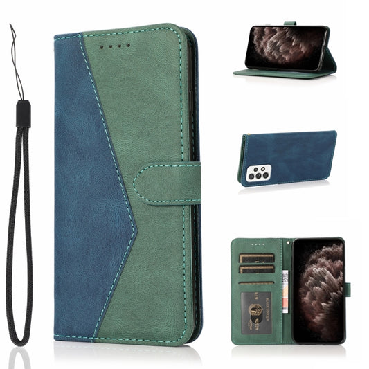 Dual-color Stitching Leather Phone Case, For Samsung Galaxy A72 5G / 4G, For Samsung Galaxy A82 5G/ Quantum 2