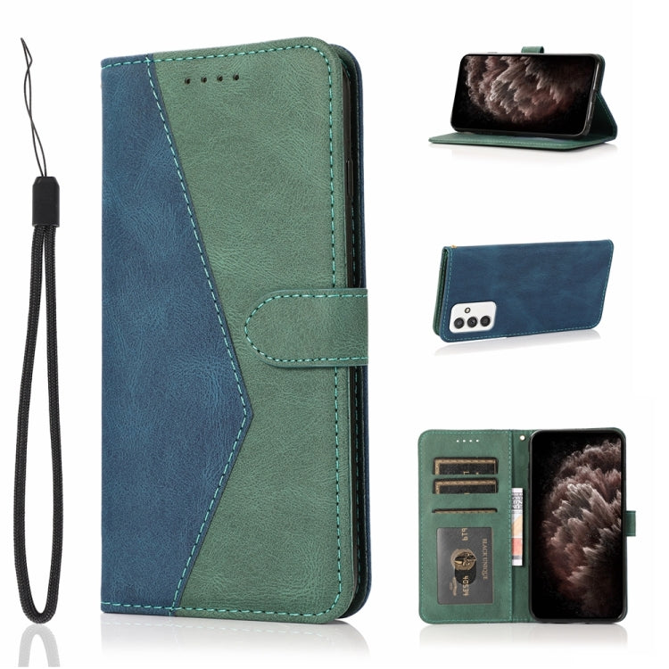 Dual-color Stitching Leather Phone Case, For Samsung Galaxy A72 5G / 4G, For Samsung Galaxy A82 5G/ Quantum 2