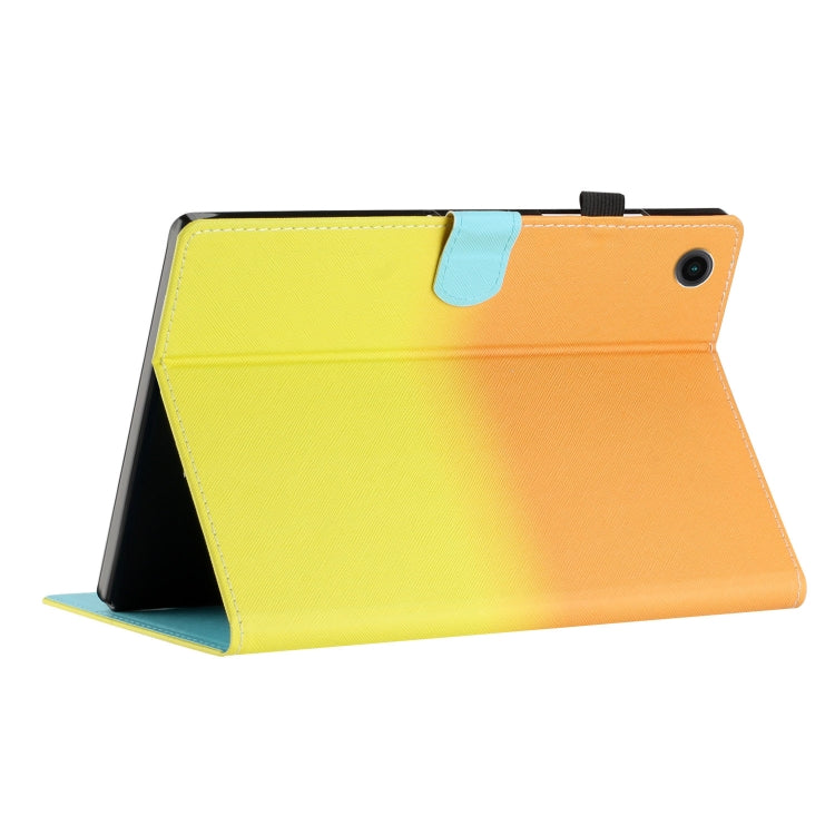 Stitching Gradient Leather Tablet Case, For Samsung Galaxy Tab A8 2021 X205 / X200, For Samsung Galaxy Tab S6 Lite SM-P610, For Lenovo Tab M10 Plus 10.6 3rd Gen 2022, For Lenovo Tab M10 HD Gen 2, For Lenovo M10 Plus, For iPad 10th Gen 10.9 2022        ...