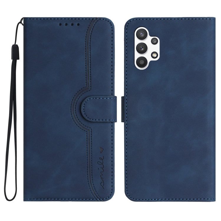Heart Pattern Skin Feel Leather Phone Case, For Samsung Galaxy A12, For Samsung Galaxy A13 4G, For Samsung Galaxy A13 5G, For Samsung Galaxy A14 5G, For Samsung Galaxy A20/A30, For Samsung Galaxy A20e/A10e, For Samsung Galaxy A20s                      ...