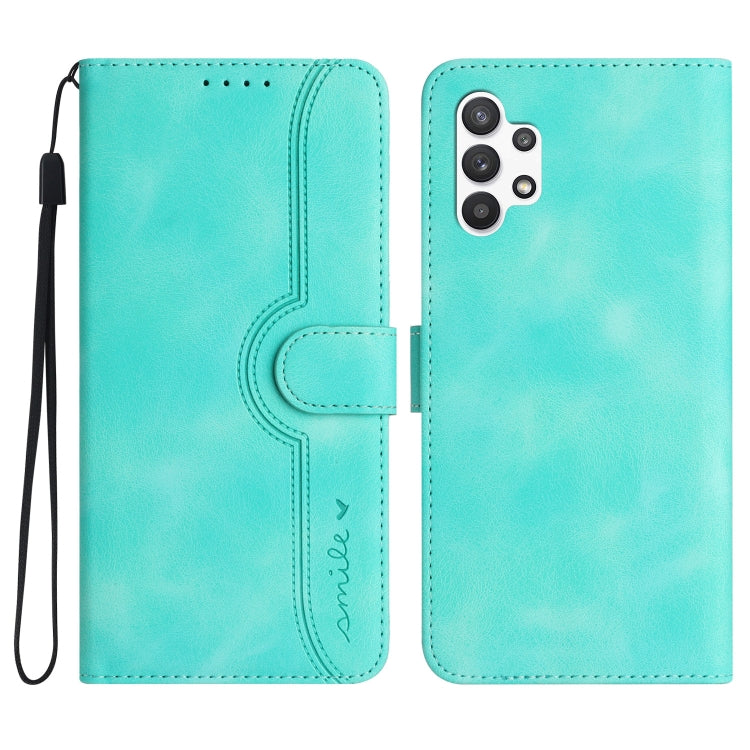 Heart Pattern Skin Feel Leather Phone Case, For Samsung Galaxy A12, For Samsung Galaxy A13 4G, For Samsung Galaxy A13 5G, For Samsung Galaxy A14 5G, For Samsung Galaxy A20/A30, For Samsung Galaxy A20e/A10e, For Samsung Galaxy A20s                      ...