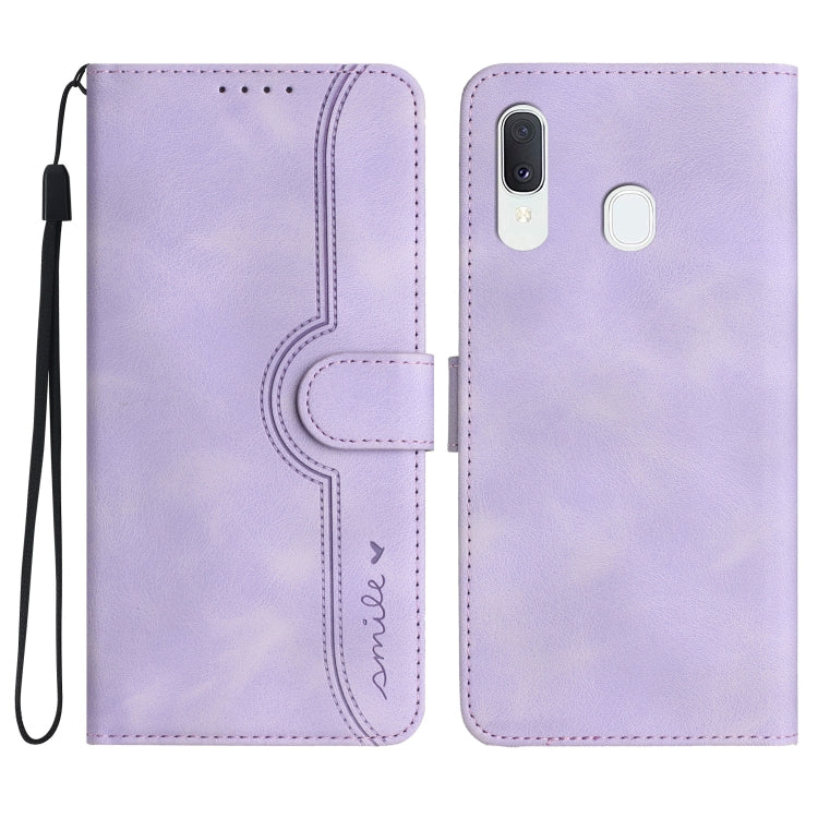 Heart Pattern Skin Feel Leather Phone Case, For Samsung Galaxy A12, For Samsung Galaxy A13 4G, For Samsung Galaxy A13 5G, For Samsung Galaxy A14 5G, For Samsung Galaxy A20/A30, For Samsung Galaxy A20e/A10e, For Samsung Galaxy A20s                      ...