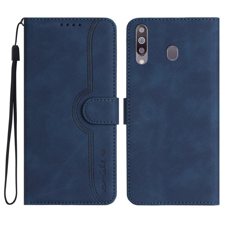 Heart Pattern Skin Feel Leather Phone Case, For Samsung Galaxy A12, For Samsung Galaxy A13 4G, For Samsung Galaxy A13 5G, For Samsung Galaxy A14 5G, For Samsung Galaxy A20/A30, For Samsung Galaxy A20e/A10e, For Samsung Galaxy A20s                      ...