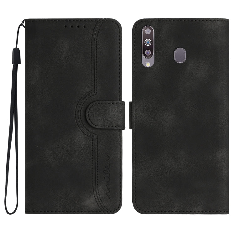 Heart Pattern Skin Feel Leather Phone Case, For Samsung Galaxy A12, For Samsung Galaxy A13 4G, For Samsung Galaxy A13 5G, For Samsung Galaxy A14 5G, For Samsung Galaxy A20/A30, For Samsung Galaxy A20e/A10e, For Samsung Galaxy A20s                      ...