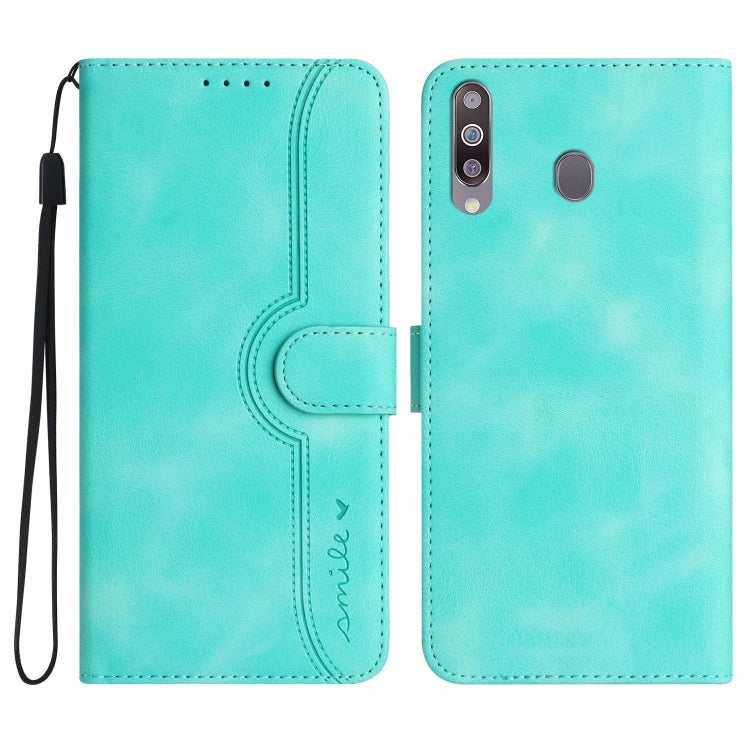 Heart Pattern Skin Feel Leather Phone Case, For Samsung Galaxy A12, For Samsung Galaxy A13 4G, For Samsung Galaxy A13 5G, For Samsung Galaxy A14 5G, For Samsung Galaxy A20/A30, For Samsung Galaxy A20e/A10e, For Samsung Galaxy A20s                      ...