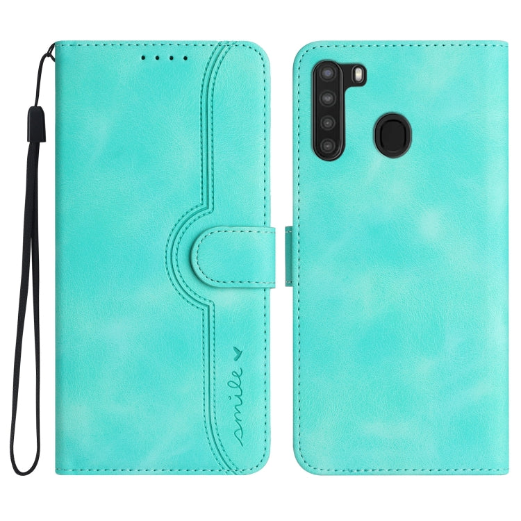 Heart Pattern Skin Feel Leather Phone Case, For Samsung Galaxy A12, For Samsung Galaxy A13 4G, For Samsung Galaxy A13 5G, For Samsung Galaxy A14 5G, For Samsung Galaxy A20/A30, For Samsung Galaxy A20e/A10e, For Samsung Galaxy A20s                      ...