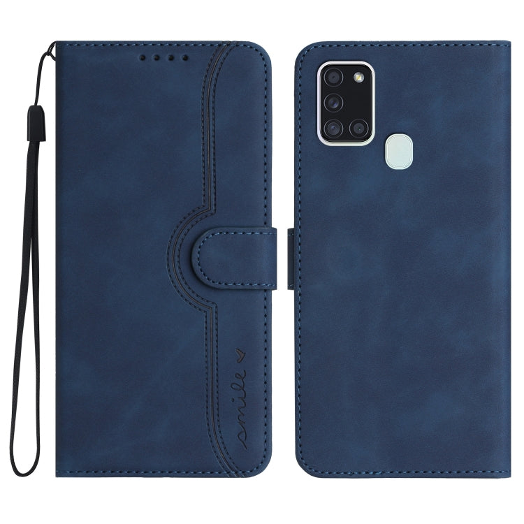 Heart Pattern Skin Feel Leather Phone Case, For Samsung Galaxy A21s, For Samsung Galaxy A22 4G, For Samsung Galaxy A22 5G, For Samsung Galaxy A23 4G, For Samsung Galaxy A31, For Samsung Galaxy A32 4G, For Samsung Galaxy A32 5G, For Samsung Galaxy A33 5G