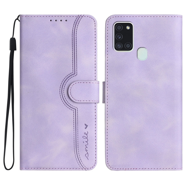 Heart Pattern Skin Feel Leather Phone Case, For Samsung Galaxy A21s, For Samsung Galaxy A22 4G, For Samsung Galaxy A22 5G, For Samsung Galaxy A23 4G, For Samsung Galaxy A31, For Samsung Galaxy A32 4G, For Samsung Galaxy A32 5G, For Samsung Galaxy A33 5G