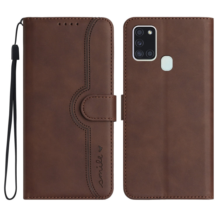 Heart Pattern Skin Feel Leather Phone Case, For Samsung Galaxy A21s, For Samsung Galaxy A22 4G, For Samsung Galaxy A22 5G, For Samsung Galaxy A23 4G, For Samsung Galaxy A31, For Samsung Galaxy A32 4G, For Samsung Galaxy A32 5G, For Samsung Galaxy A33 5G