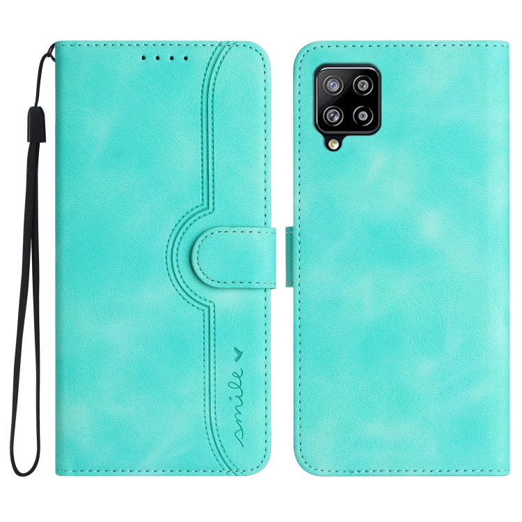 Heart Pattern Skin Feel Leather Phone Case, For Samsung Galaxy A21s, For Samsung Galaxy A22 4G, For Samsung Galaxy A22 5G, For Samsung Galaxy A23 4G, For Samsung Galaxy A31, For Samsung Galaxy A32 4G, For Samsung Galaxy A32 5G, For Samsung Galaxy A33 5G