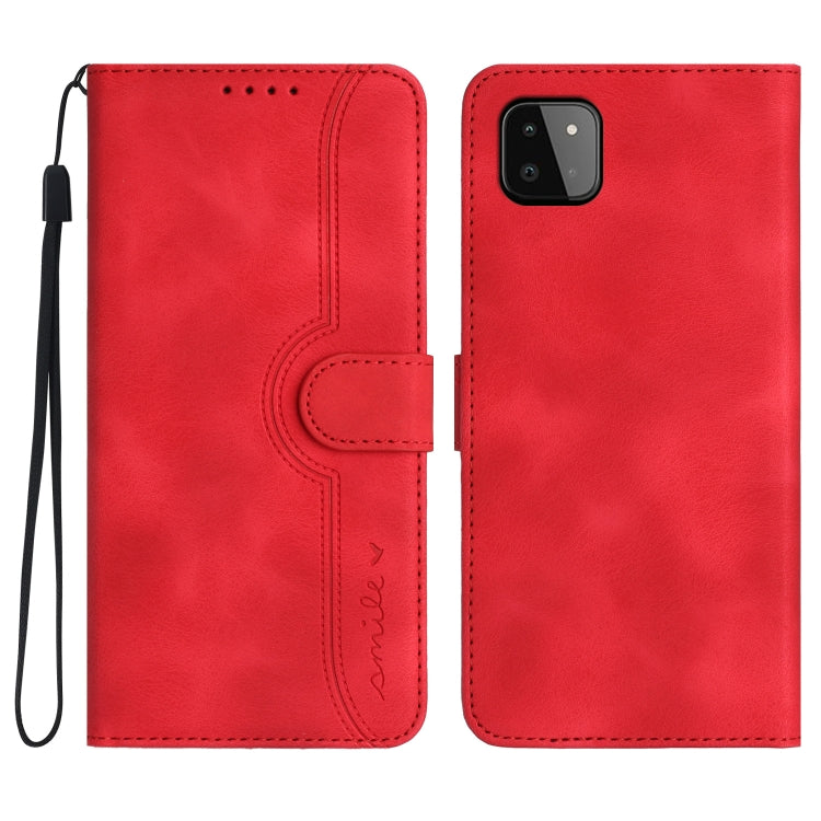 Heart Pattern Skin Feel Leather Phone Case, For Samsung Galaxy A21s, For Samsung Galaxy A22 4G, For Samsung Galaxy A22 5G, For Samsung Galaxy A23 4G, For Samsung Galaxy A31, For Samsung Galaxy A32 4G, For Samsung Galaxy A32 5G, For Samsung Galaxy A33 5G