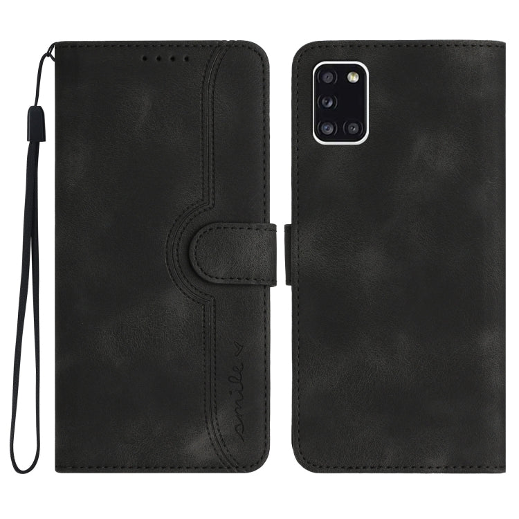 Heart Pattern Skin Feel Leather Phone Case, For Samsung Galaxy A21s, For Samsung Galaxy A22 4G, For Samsung Galaxy A22 5G, For Samsung Galaxy A23 4G, For Samsung Galaxy A31, For Samsung Galaxy A32 4G, For Samsung Galaxy A32 5G, For Samsung Galaxy A33 5G