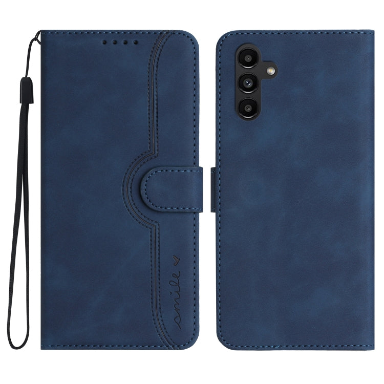 Heart Pattern Skin Feel Leather Phone Case, For Samsung Galaxy A34 5G, For Samsung Galaxy A40, For Samsung Galaxy A41, For Samsung Galaxy A42 5G, For Samsung Galaxy A50/A50s, For Samsung Galaxy A51 4G, For Samsung Galaxy A51 5G                         ...
