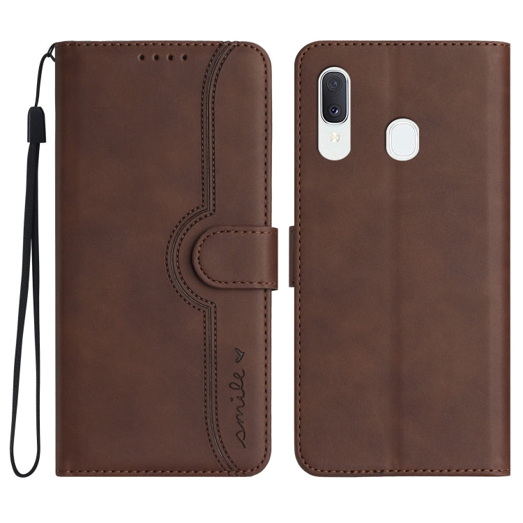 Heart Pattern Skin Feel Leather Phone Case, For Samsung Galaxy A34 5G, For Samsung Galaxy A40, For Samsung Galaxy A41, For Samsung Galaxy A42 5G, For Samsung Galaxy A50/A50s, For Samsung Galaxy A51 4G, For Samsung Galaxy A51 5G                         ...