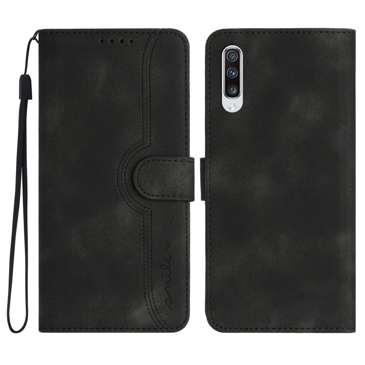 Heart Pattern Skin Feel Leather Phone Case, For Samsung Galaxy A34 5G, For Samsung Galaxy A40, For Samsung Galaxy A41, For Samsung Galaxy A42 5G, For Samsung Galaxy A50/A50s, For Samsung Galaxy A51 4G, For Samsung Galaxy A51 5G                         ...