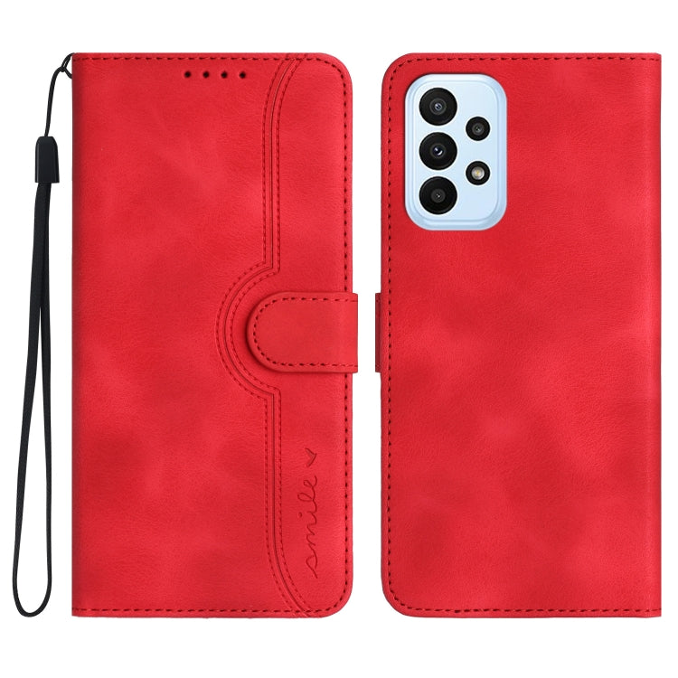 Heart Pattern Skin Feel Leather Phone Case, For Samsung Galaxy A53 5G, For Samsung Galaxy A54 5G, For Samsung Galaxy A70, For Samsung Galaxy A71 4G, For Samsung Galaxy A71 5G, For Samsung Galaxy A72 4G/5G, For Samsung Galaxy A73 5G                     ...