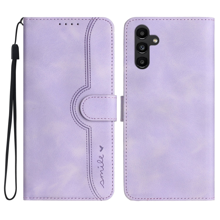 Heart Pattern Skin Feel Leather Phone Case, For Samsung Galaxy A53 5G, For Samsung Galaxy A54 5G, For Samsung Galaxy A70, For Samsung Galaxy A71 4G, For Samsung Galaxy A71 5G, For Samsung Galaxy A72 4G/5G, For Samsung Galaxy A73 5G                     ...