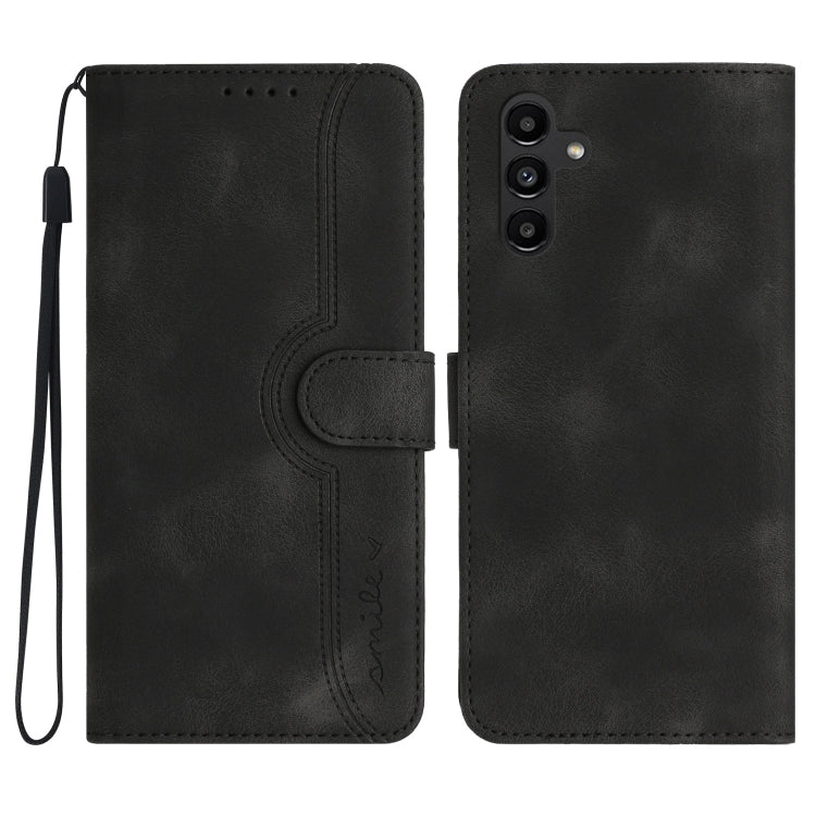 Heart Pattern Skin Feel Leather Phone Case, For Samsung Galaxy A53 5G, For Samsung Galaxy A54 5G, For Samsung Galaxy A70, For Samsung Galaxy A71 4G, For Samsung Galaxy A71 5G, For Samsung Galaxy A72 4G/5G, For Samsung Galaxy A73 5G                     ...