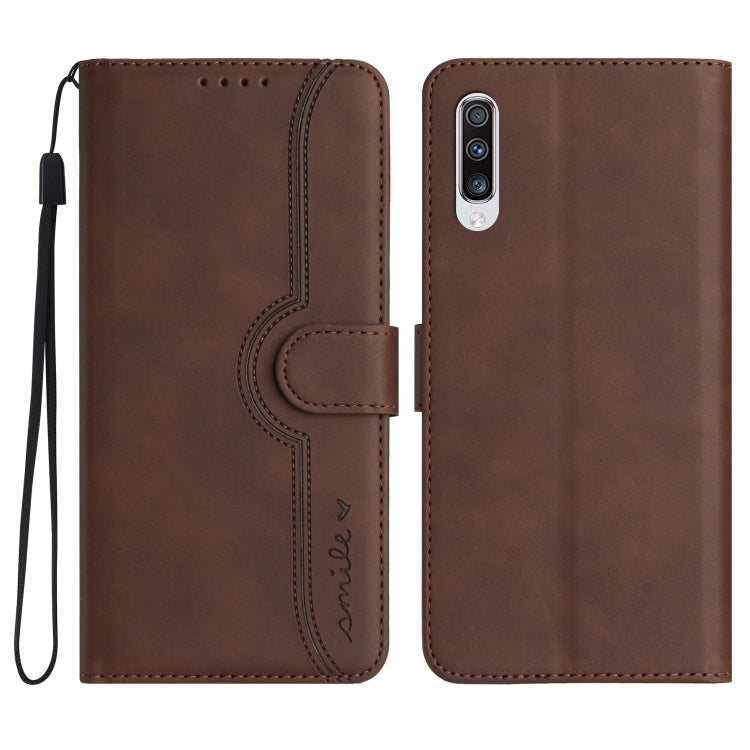 Heart Pattern Skin Feel Leather Phone Case, For Samsung Galaxy A53 5G, For Samsung Galaxy A54 5G, For Samsung Galaxy A70, For Samsung Galaxy A71 4G, For Samsung Galaxy A71 5G, For Samsung Galaxy A72 4G/5G, For Samsung Galaxy A73 5G                     ...