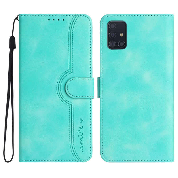 Heart Pattern Skin Feel Leather Phone Case, For Samsung Galaxy A53 5G, For Samsung Galaxy A54 5G, For Samsung Galaxy A70, For Samsung Galaxy A71 4G, For Samsung Galaxy A71 5G, For Samsung Galaxy A72 4G/5G, For Samsung Galaxy A73 5G                     ...