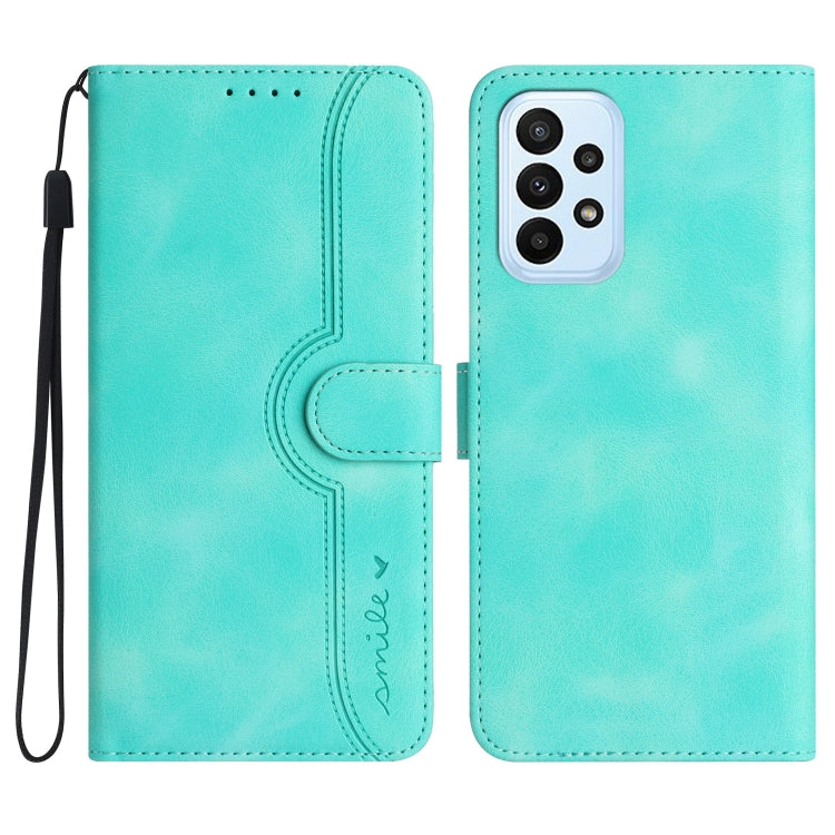 Heart Pattern Skin Feel Leather Phone Case, For Samsung Galaxy A53 5G, For Samsung Galaxy A54 5G, For Samsung Galaxy A70, For Samsung Galaxy A71 4G, For Samsung Galaxy A71 5G, For Samsung Galaxy A72 4G/5G, For Samsung Galaxy A73 5G                     ...