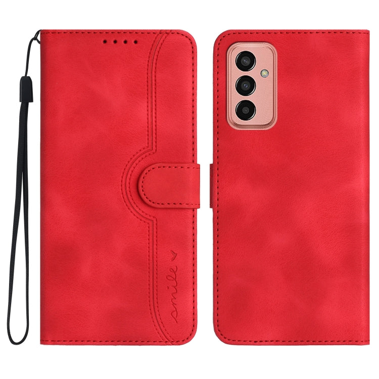Heart Pattern Skin Feel Leather Phone Case, For Samsung Galaxy A53 5G, For Samsung Galaxy A54 5G, For Samsung Galaxy A70, For Samsung Galaxy A71 4G, For Samsung Galaxy A71 5G, For Samsung Galaxy A72 4G/5G, For Samsung Galaxy A73 5G                     ...