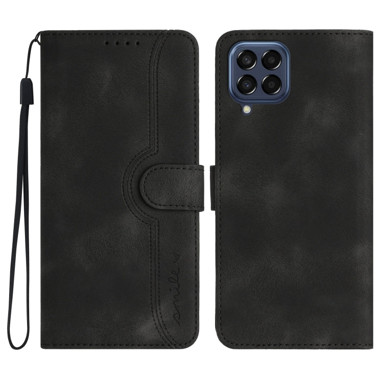 Heart Pattern Skin Feel Leather Phone Case, For Samsung Galaxy M33 5G Global, For Samsung Galaxy M53 5G, For Samsung Galaxy Note10 4G/5G, For Samsung Galaxy Note10+, For Samsung Galaxy Note20, For Samsung Galaxy Note20 Ultra, For Samsung Galaxy S10    ...