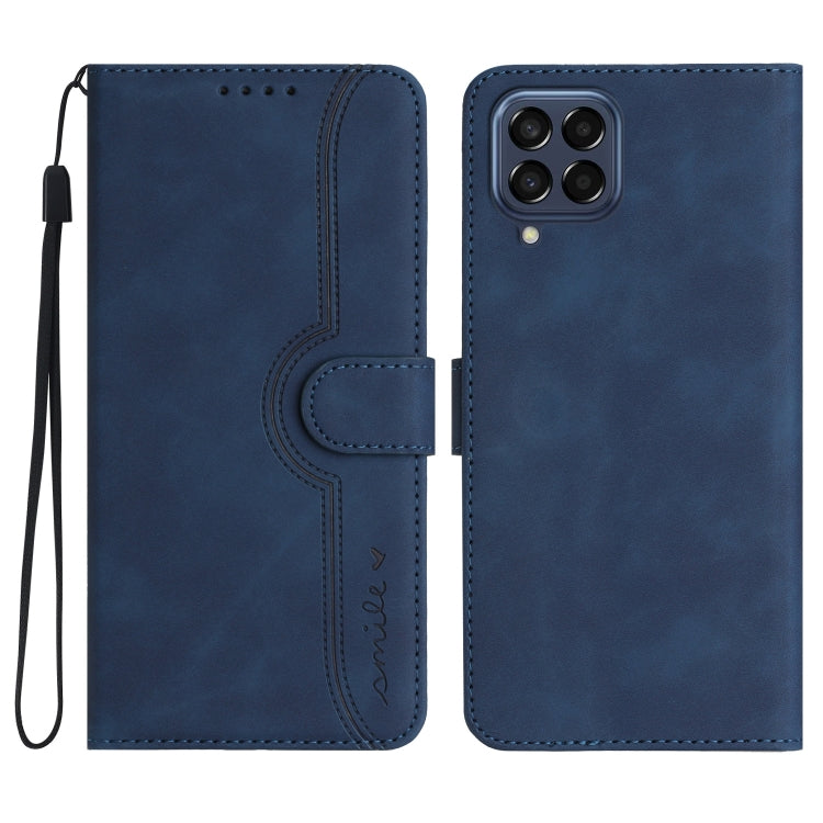 Heart Pattern Skin Feel Leather Phone Case, For Samsung Galaxy M33 5G Global, For Samsung Galaxy M53 5G, For Samsung Galaxy Note10 4G/5G, For Samsung Galaxy Note10+, For Samsung Galaxy Note20, For Samsung Galaxy Note20 Ultra, For Samsung Galaxy S10    ...