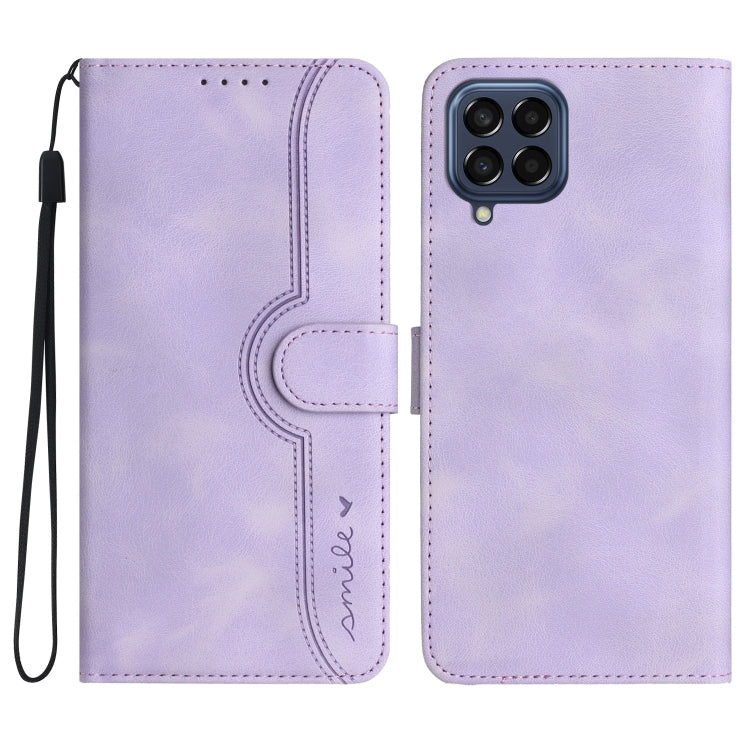 Heart Pattern Skin Feel Leather Phone Case, For Samsung Galaxy M33 5G Global, For Samsung Galaxy M53 5G, For Samsung Galaxy Note10 4G/5G, For Samsung Galaxy Note10+, For Samsung Galaxy Note20, For Samsung Galaxy Note20 Ultra, For Samsung Galaxy S10    ...