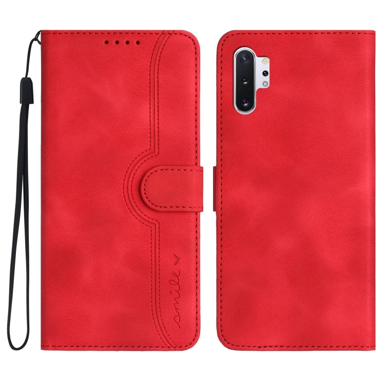 Heart Pattern Skin Feel Leather Phone Case, For Samsung Galaxy M33 5G Global, For Samsung Galaxy M53 5G, For Samsung Galaxy Note10 4G/5G, For Samsung Galaxy Note10+, For Samsung Galaxy Note20, For Samsung Galaxy Note20 Ultra, For Samsung Galaxy S10    ...