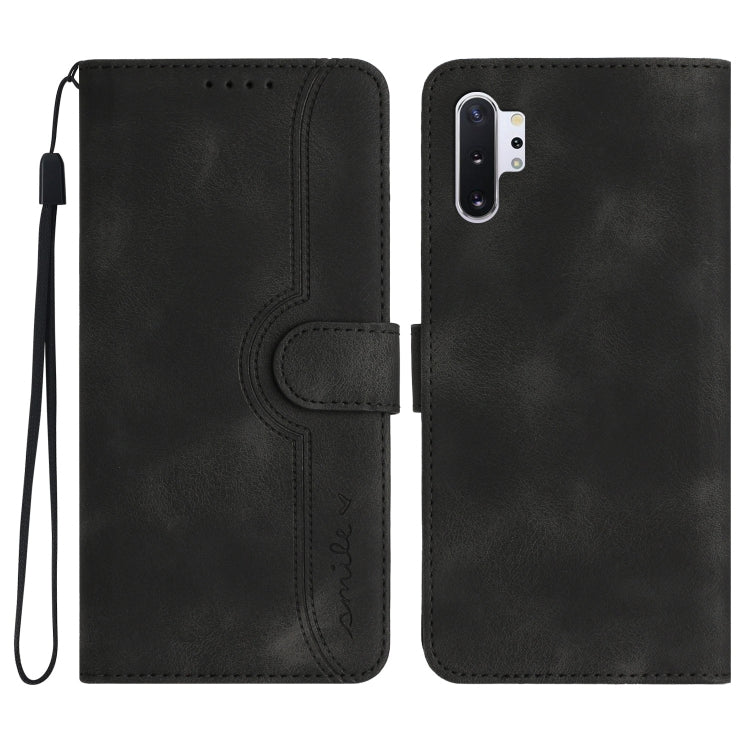 Heart Pattern Skin Feel Leather Phone Case, For Samsung Galaxy M33 5G Global, For Samsung Galaxy M53 5G, For Samsung Galaxy Note10 4G/5G, For Samsung Galaxy Note10+, For Samsung Galaxy Note20, For Samsung Galaxy Note20 Ultra, For Samsung Galaxy S10    ...