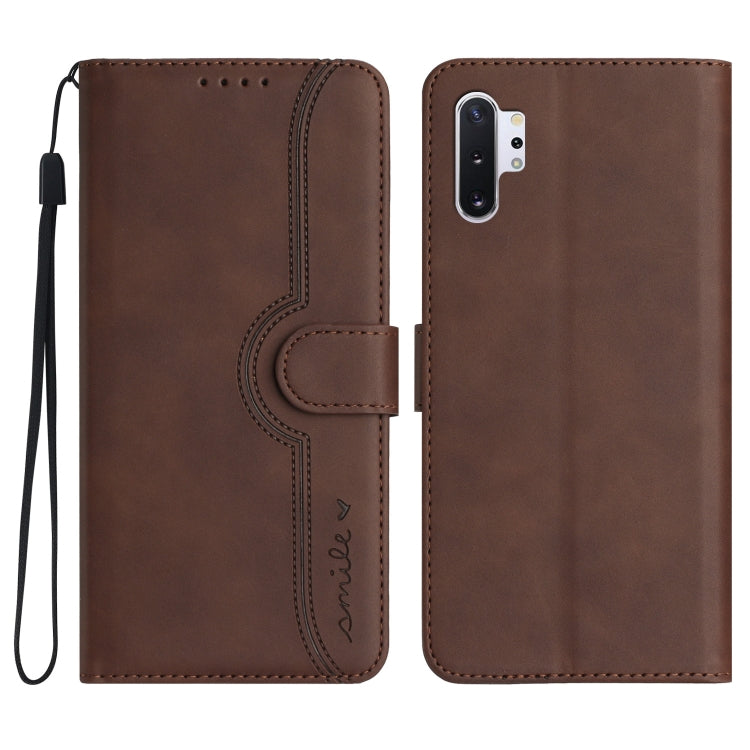 Heart Pattern Skin Feel Leather Phone Case, For Samsung Galaxy M33 5G Global, For Samsung Galaxy M53 5G, For Samsung Galaxy Note10 4G/5G, For Samsung Galaxy Note10+, For Samsung Galaxy Note20, For Samsung Galaxy Note20 Ultra, For Samsung Galaxy S10    ...