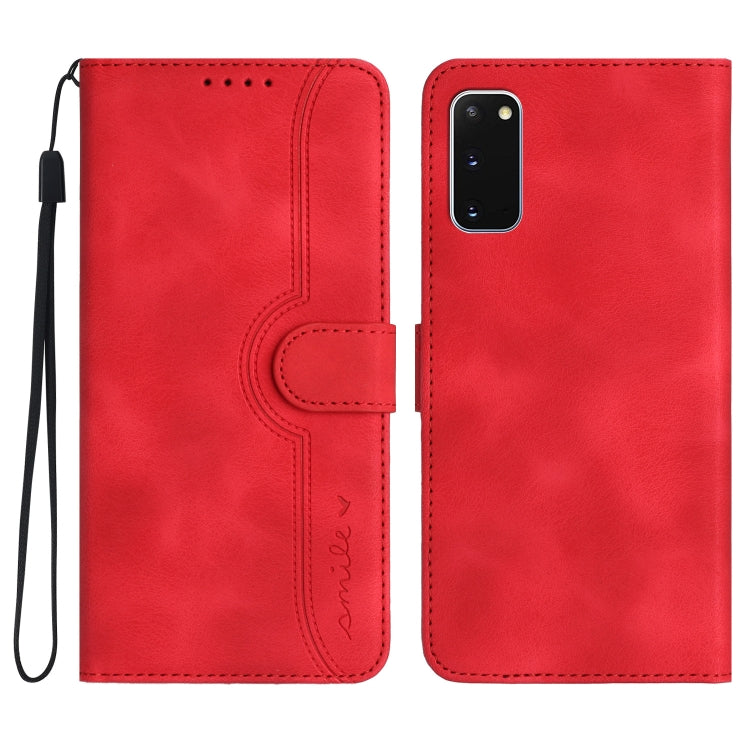 Heart Pattern Skin Feel Leather Phone Case, For Samsung Galaxy S10e, For Samsung Galaxy S20, For Samsung Galaxy S20 FE 5G, For Samsung Galaxy S20+, For Samsung Galaxy S20 Ultra, For Samsung Galaxy S21 5G, For Samsung Galaxy S21 FE 5G                   ...