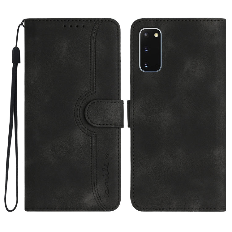 Heart Pattern Skin Feel Leather Phone Case, For Samsung Galaxy S10e, For Samsung Galaxy S20, For Samsung Galaxy S20 FE 5G, For Samsung Galaxy S20+, For Samsung Galaxy S20 Ultra, For Samsung Galaxy S21 5G, For Samsung Galaxy S21 FE 5G                   ...