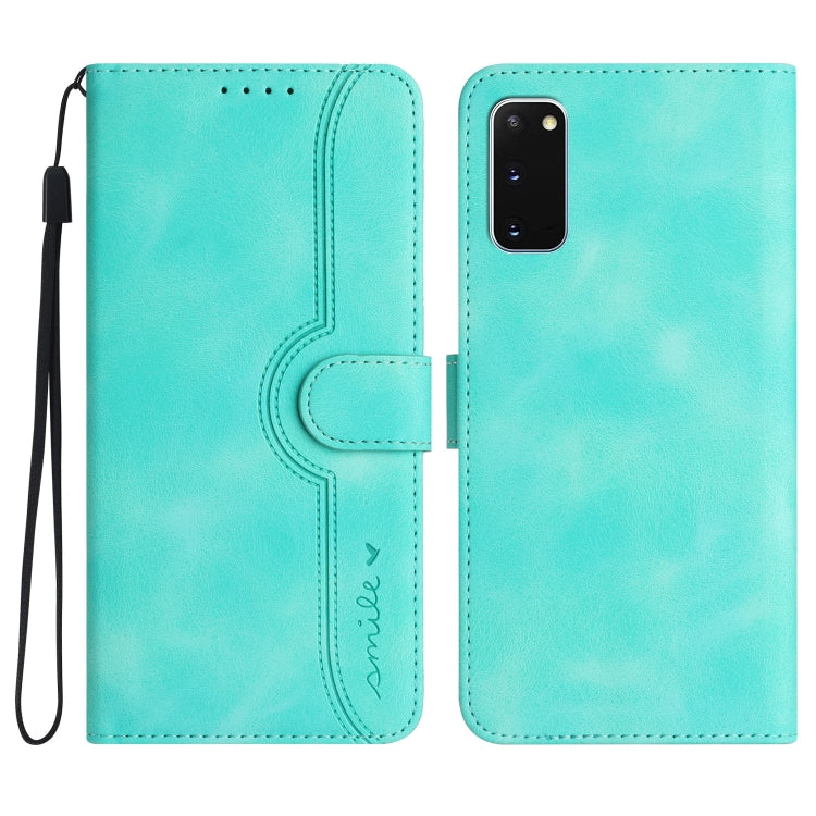 Heart Pattern Skin Feel Leather Phone Case, For Samsung Galaxy S10e, For Samsung Galaxy S20, For Samsung Galaxy S20 FE 5G, For Samsung Galaxy S20+, For Samsung Galaxy S20 Ultra, For Samsung Galaxy S21 5G, For Samsung Galaxy S21 FE 5G                   ...