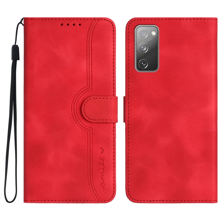 Heart Pattern Skin Feel Leather Phone Case, For Samsung Galaxy S10e, For Samsung Galaxy S20, For Samsung Galaxy S20 FE 5G, For Samsung Galaxy S20+, For Samsung Galaxy S20 Ultra, For Samsung Galaxy S21 5G, For Samsung Galaxy S21 FE 5G                   ...