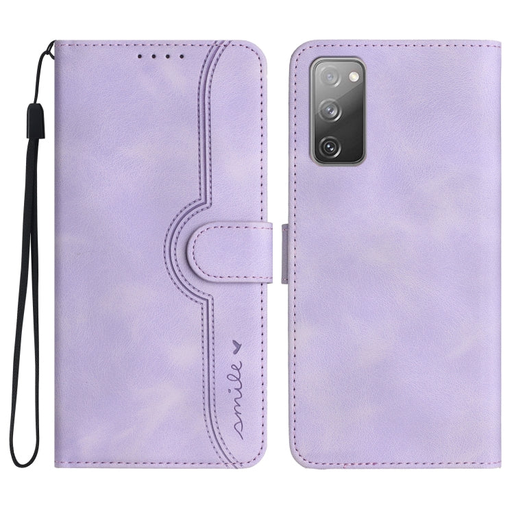 Heart Pattern Skin Feel Leather Phone Case, For Samsung Galaxy S10e, For Samsung Galaxy S20, For Samsung Galaxy S20 FE 5G, For Samsung Galaxy S20+, For Samsung Galaxy S20 Ultra, For Samsung Galaxy S21 5G, For Samsung Galaxy S21 FE 5G                   ...