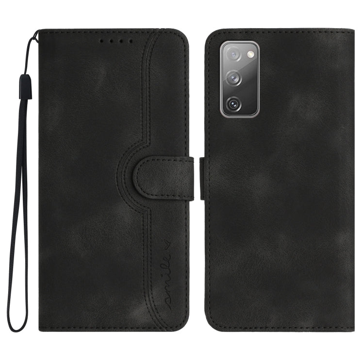 Heart Pattern Skin Feel Leather Phone Case, For Samsung Galaxy S10e, For Samsung Galaxy S20, For Samsung Galaxy S20 FE 5G, For Samsung Galaxy S20+, For Samsung Galaxy S20 Ultra, For Samsung Galaxy S21 5G, For Samsung Galaxy S21 FE 5G                   ...