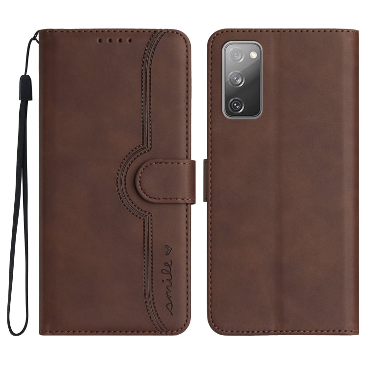 Heart Pattern Skin Feel Leather Phone Case, For Samsung Galaxy S10e, For Samsung Galaxy S20, For Samsung Galaxy S20 FE 5G, For Samsung Galaxy S20+, For Samsung Galaxy S20 Ultra, For Samsung Galaxy S21 5G, For Samsung Galaxy S21 FE 5G                   ...