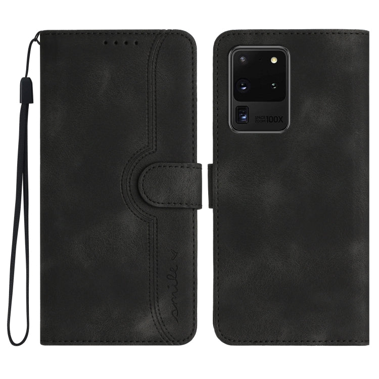 Heart Pattern Skin Feel Leather Phone Case, For Samsung Galaxy S10e, For Samsung Galaxy S20, For Samsung Galaxy S20 FE 5G, For Samsung Galaxy S20+, For Samsung Galaxy S20 Ultra, For Samsung Galaxy S21 5G, For Samsung Galaxy S21 FE 5G                   ...