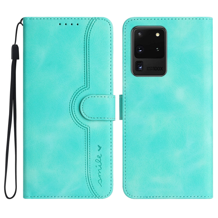 Heart Pattern Skin Feel Leather Phone Case, For Samsung Galaxy S10e, For Samsung Galaxy S20, For Samsung Galaxy S20 FE 5G, For Samsung Galaxy S20+, For Samsung Galaxy S20 Ultra, For Samsung Galaxy S21 5G, For Samsung Galaxy S21 FE 5G                   ...